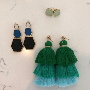 Trendy Earrings - tassel / studs